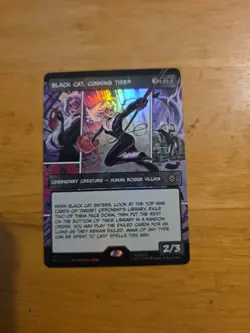 Black Cat, Cunning Thief (Borderless) Marvel's Spider-Man Foil - Image 1