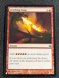 MTG Seething Song The List (DDG) NM/M Pack Fresh - Image 1