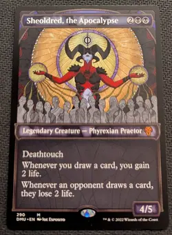 MTG Sheoldred, The Apocalypse Dominaria United SHOWCASE MYTHIC NM - Image 1