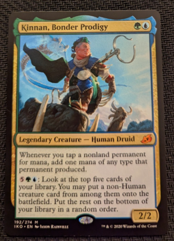 MTG Kinnan, Bonder Prodigy Ikoria: Lair of Behemoths MYTHIC NM/M Pack Fresh - Image 1