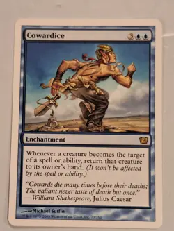 Cowardice - 9th Edition Core Set Magic the Gathering MTG Nice! - Image 1