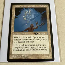 MTG Magic The Gathering - Personal Incarnation - Oversize 6x9 Tempest SeasonCard - Image 1