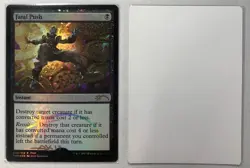 Artist Proof Fatal Push - White Back MTG Magic the Gathering - Image 1