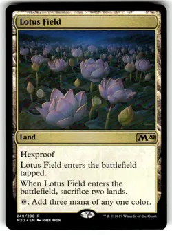 Lotus Field Core Set 2020 Regular MTG NM - Image 1