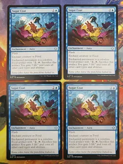(4x) Sugar Coat ~ Bloomburrow MTG ~ Playset Lot NM Pack Fresh - Image 1