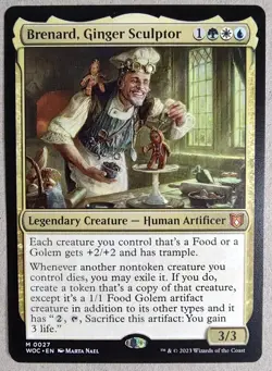 Brenard, Ginger Sculptor - Commander: Wilds of Eldraine (WOC) - Mythic Reg - NM - Image 1