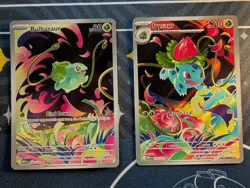Pokemon TCG Mega Evolution - IR Set -Bulbasaur 133/132 & Ivysaur 134/132 - NM - Image 1