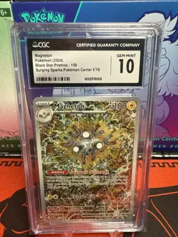 Magneton - 159 (Pokemon Center Exclusive) 159 Sv: Scarlet & Violet CGC 10 - Image 1