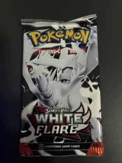 Very Heavy! 22.70g Pokemon TCG SV10.5 White Flare Booster Pack Sealed! - Image 2