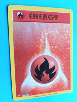 POKEMON CLASSIC COLLECTION FIRE ENERGY CLC 033/034 HOLO SET FRESH CLEAN SHARP - Image 2