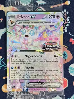 Pokemon Prismatic Evolutions Sylveon ex 041/131 Surprise Box Stamped Sealed QTY - Image 1