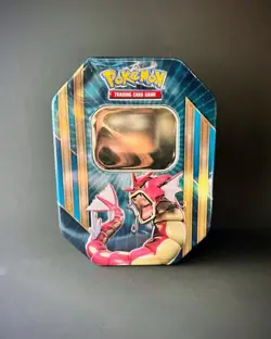 Pokemon TCG Gyarados EX Tin Empty Storage Case XY Evolutions Collectible - Image 2