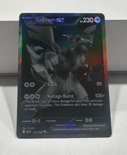 Pokemon TCG Zekrom ex 172/086 Black Bolt ENGLISH - PACK FRESH -NM!! - Image 1