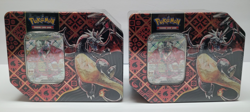 Pokemon TCG: Paldean Fates CHARIZARD EX Tin X2, 10 Packs New Factory Sealed - Image 1