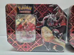 Pokemon TCG: Paldean Fates CHARIZARD EX Tin X2, 10 Packs New Factory Sealed - Image 2