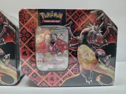 Pokemon TCG: Paldean Fates CHARIZARD EX Tin X2, 10 Packs New Factory Sealed - Image 3