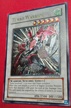 1x Yu-Gi-Oh! Turbo Warrior - CSOC-EN038 - Ultimate Rare - Unlimited Edition - NM - Image 1