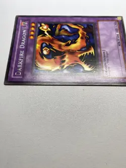 Yu-Gi-Oh! Darkfire Dragon Rare Australia Version 1st Edition LOB-A019 HP - Image 5