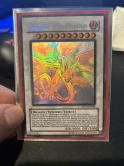 Majestic Red Dragon Abpf-en040 Ghost Rare NM Unlimited Ed - Image 3