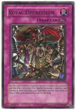 Yu-Gi-Oh! Royal Oppression Rare LOD-091 Legacy of Darkness LP - Image 1