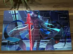 Anime WVICM Playmat Sky Striker ace - Roze CCG TCG Mat Trading Card Game Mat - Image 1