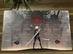 NEW NieR Automata YoRHa 2B Trading Card Game CCG TCG YGO Desk Mat & Free Bag - Image 1