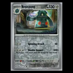 Surging Sparks - Bronzong - 127/191 - Reverse Holo - TCG Pokemon Card - Image 1