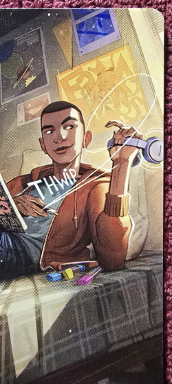 2025 Miles Morales Art Series Card, Magic the Gathering Spider-Man, 35 of 54 - Image 3