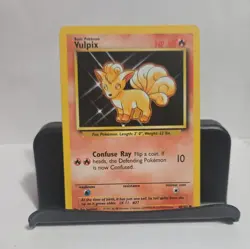 Vulpix 68/102 Base Set Unlimited Original Vintage Basic Fire Pokemon Card TCG - Image 1