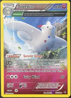 Togekiss (46 Delta) 46/108 Roaring Skies Reverse Holo - Pokemon Card - Image 1