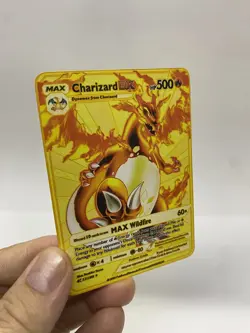 Charizard DX Gold Metal Pokemon Card-Collectible Gift Display！Christmas - Image 4