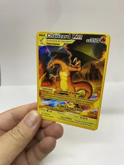 Charizard Vmax Gold Metal Pokemon Card-Collectible Gift Display！love Christmas - Image 4