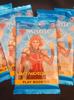 MTG - Aetherdrift - X7 Play Booster Packs New/Factory Sealed - Image 2