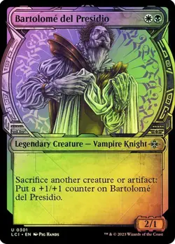NM Showcase Foil Bartolome del Presidio, MTG, LCI, Magic the Gathering, 301 - Image 1