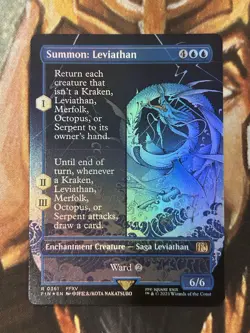 FOIL Summon: Leviathan (Borderless) #0361 MTG Final Fantasy English - NM 🔥 - Image 1