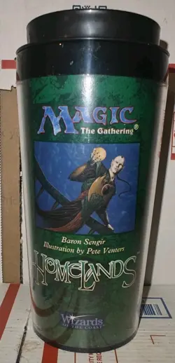 MTG Magic the Gathering Homelands Tumbler Cup Baron Sengir *RARE* 1996 Vintage - Image 3