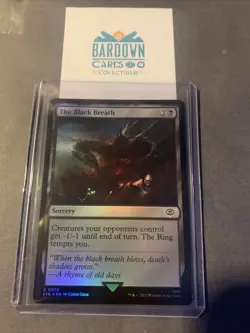 MTG - LTR - The Black Breath - NM x1 FOIL - Image 1