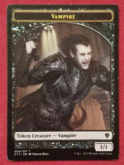 Magic The Gathering COMMANDER 2017 C17 VAMPIRE ELDRAZI SPAWN token card MTG - Image 1