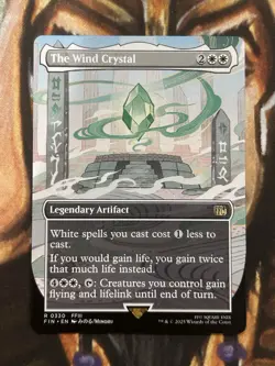 The Wind Crystal (Borderless) #0330 MTG Final Fantasy Regular English - NM - Image 1