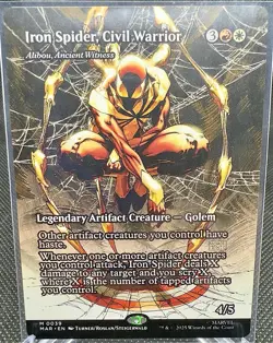 MTG - Marvel’s Spider-man: Eternal-Legal: Iron Spider, Civil Warrior Borderless - Image 1