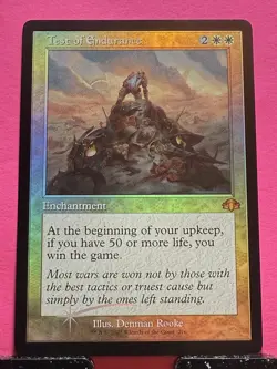 MTG *Test of Endurance Retro foil* (NM) Dominaria Remastered Magic Free Ship - Image 1