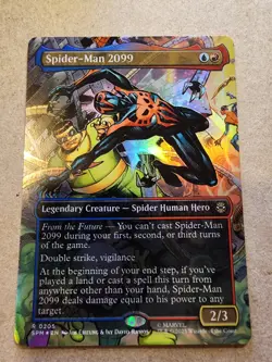Spider-Man 2099 - #205 Foil (Borderless) Marvel's Spider-Man - Mtg - Image 1