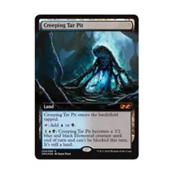 WOTC MtG Ultimate Masters: Box Toppers Creeping Tar Pit (S) (Foil) NM - Image 1