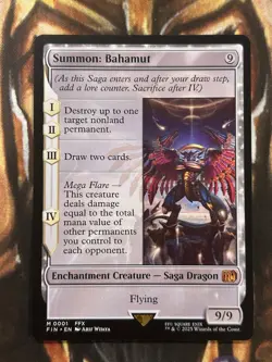 Summon: Bahamut #0001 (Regular) MTG Final Fantasy English - Pack Fresh NM 🔥 - Image 1
