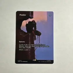 2025 MTG Marvel Spider-Man Ponder (Borderless) 0013 (M) MAR - Image 1