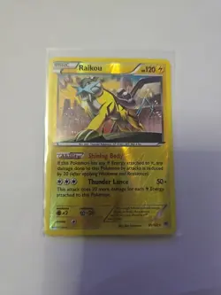 Raikou 55/162 Rev Reverse Holo XY Breakthrough Pokemon NM - Image 3