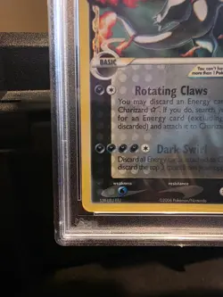 2006 POKEMON EX DRAGON FRONTIERS GOLD STAR #100 CHARIZARD-HOLO PSA 3 - Image 5