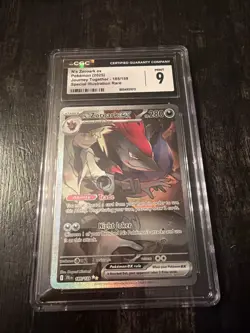 2025 POKEMON JTG EN-JOURNEY TOGETHER #185 N'S ZOROARK EX CGC 9 - Image 1
