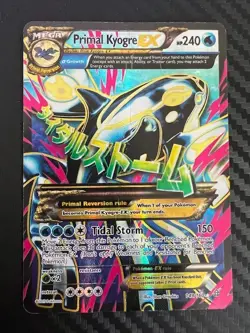 Pokemon TCG XY Primal Clash Primal Kyogre EX 149/160 DMG - Image 1