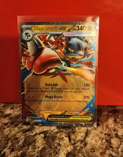 Mega Lucario Ex 77/132 Mega Evolution MEG -Near Mint- Pokemon TCG - Image 1